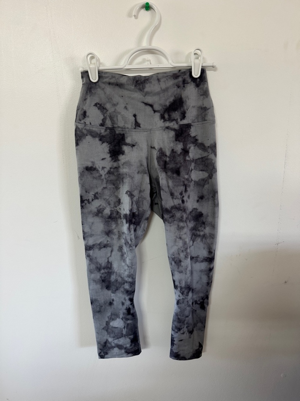 NOBULL Black & Gray Tie-Dye Leggings